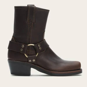 Frye Women's Harness 8R Boot 77455 In Blazer Brown Size 7.5